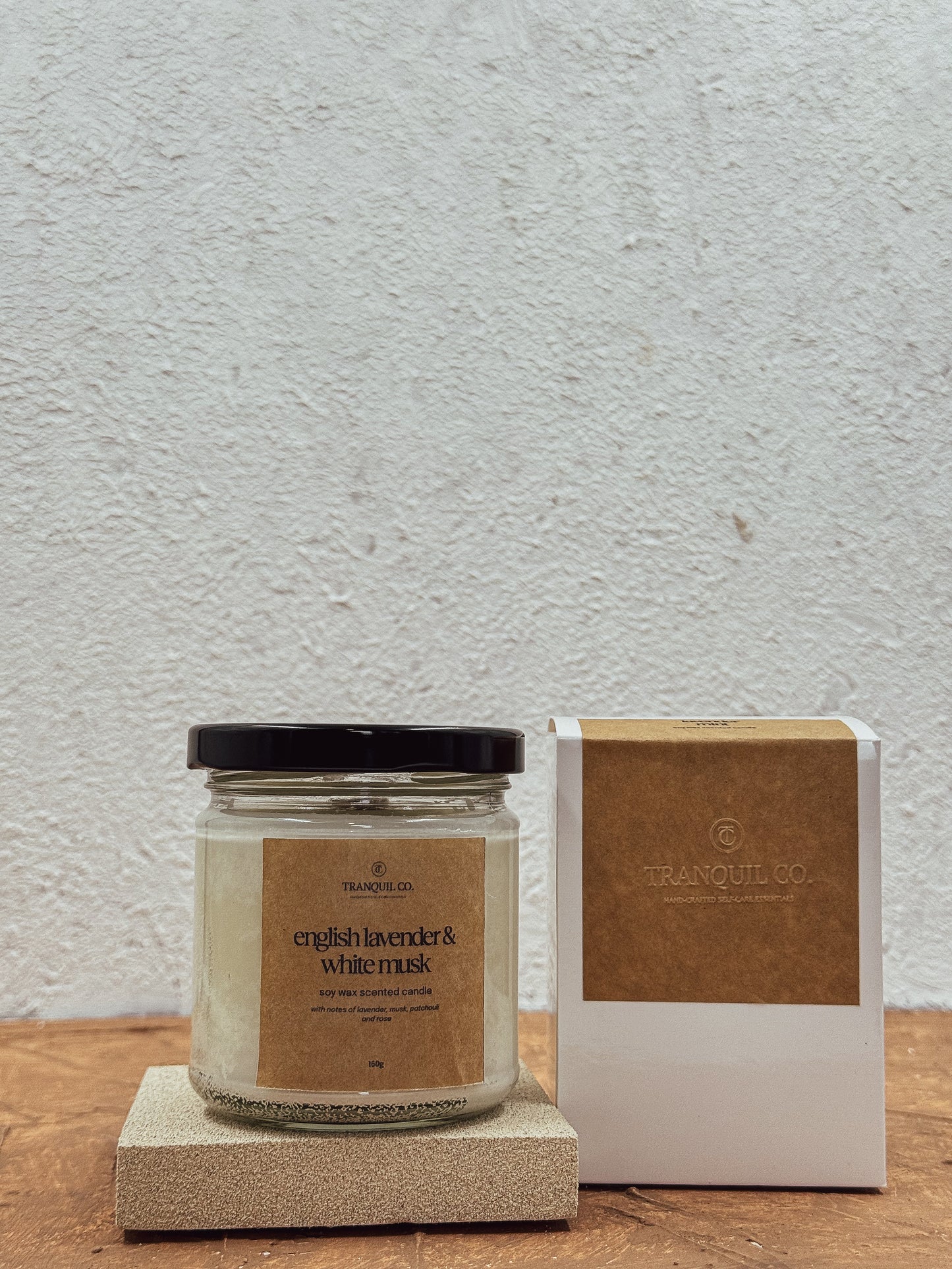 English Lavender + White Musk Soy Candle
