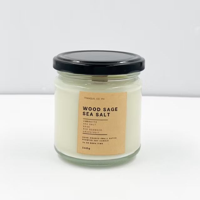 Wood Sage + Sea Salt Soy Candle