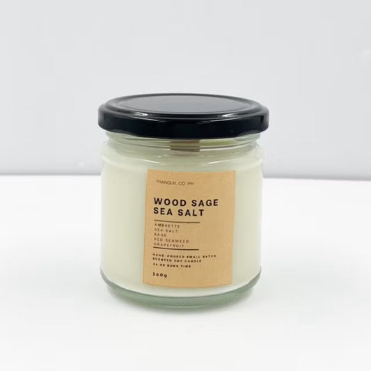 Wood Sage + Sea Salt Soy Candle