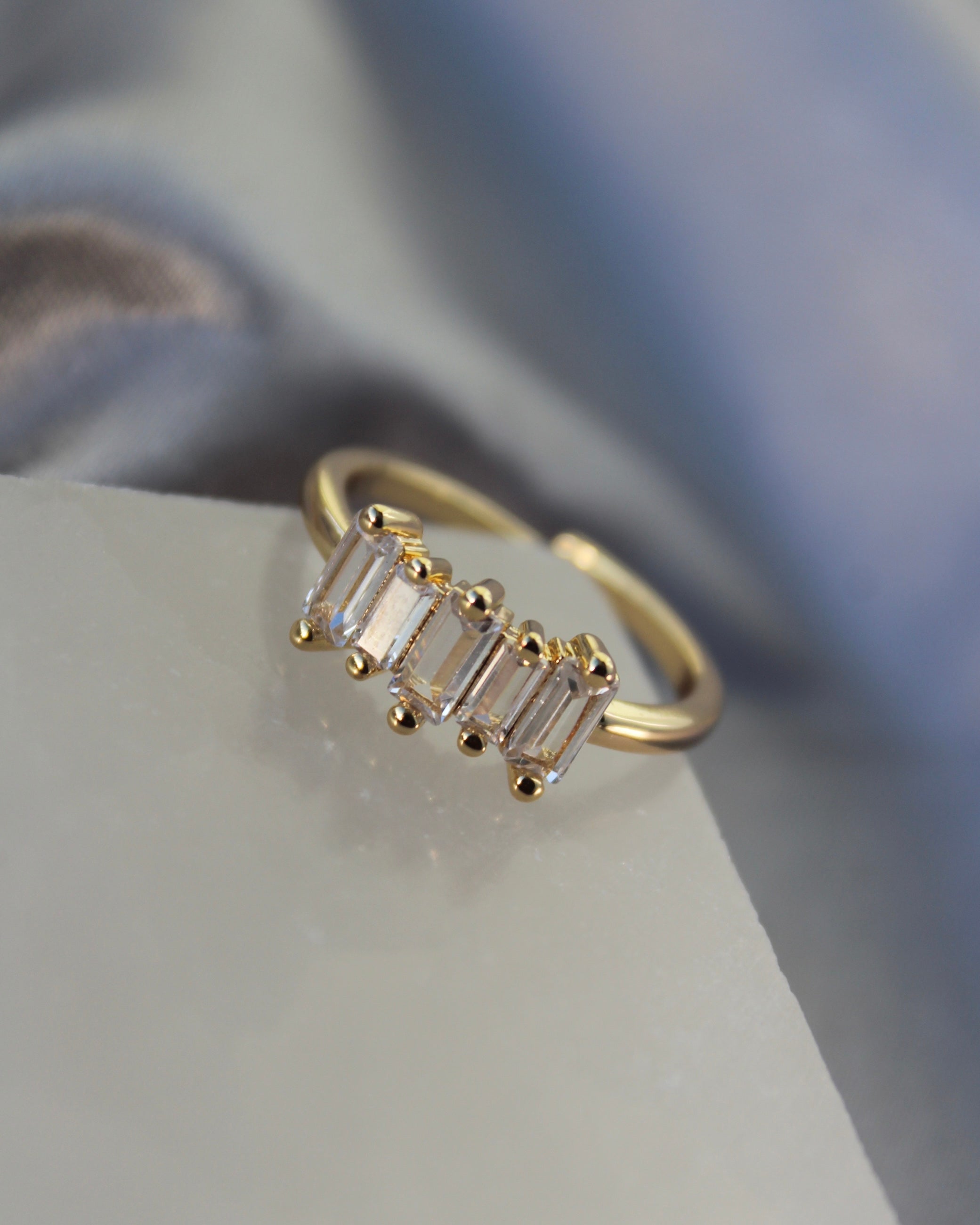 Baguette Stone Ring
