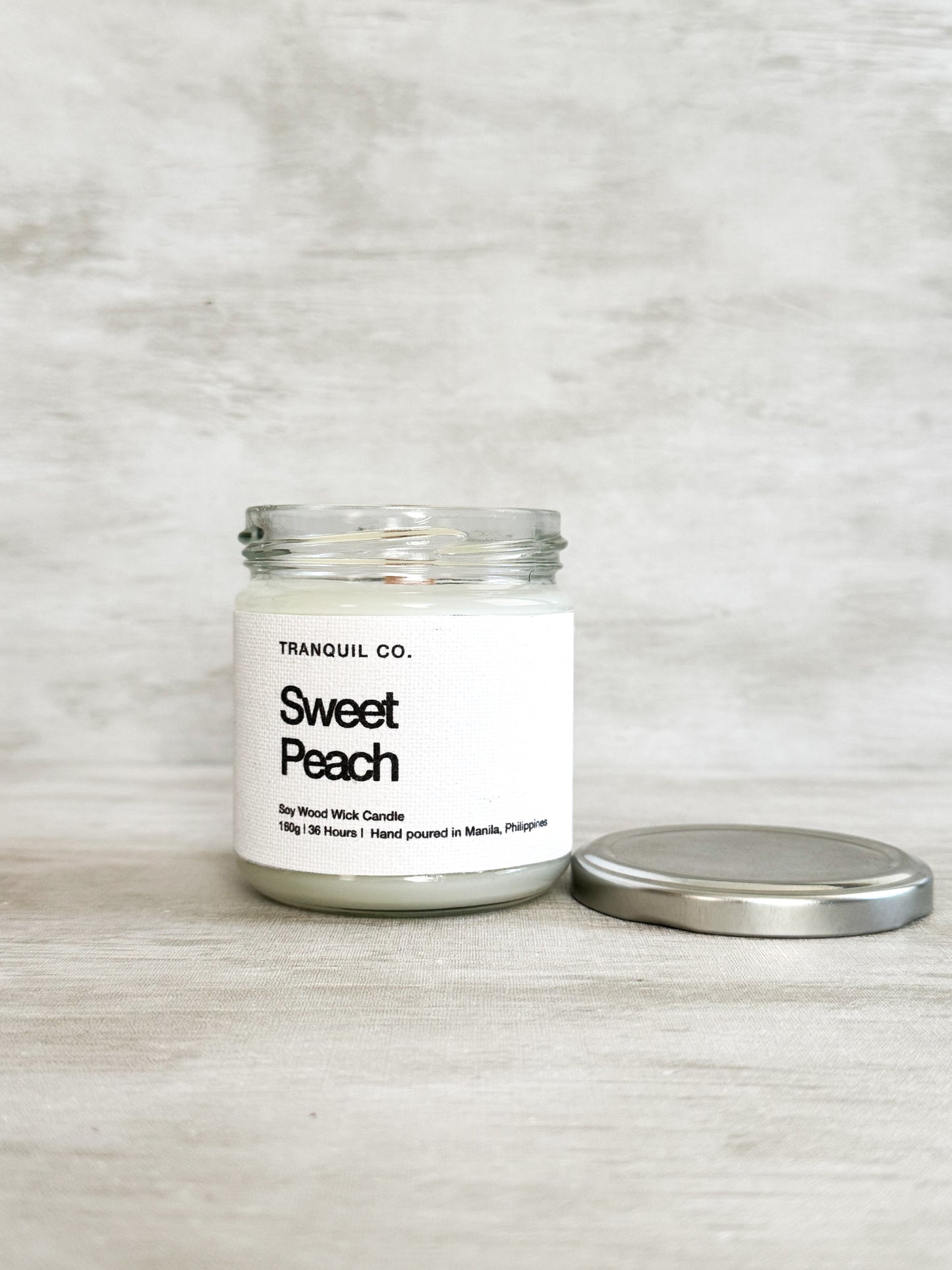 Sweet Peach Soy Candle