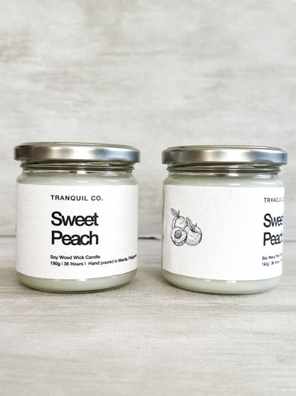 Sweet Peach Soy Candle