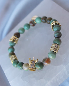 Australian Jade Crown Bracelet