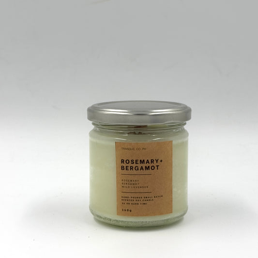 Rosemary + Bergamot Soy Candle