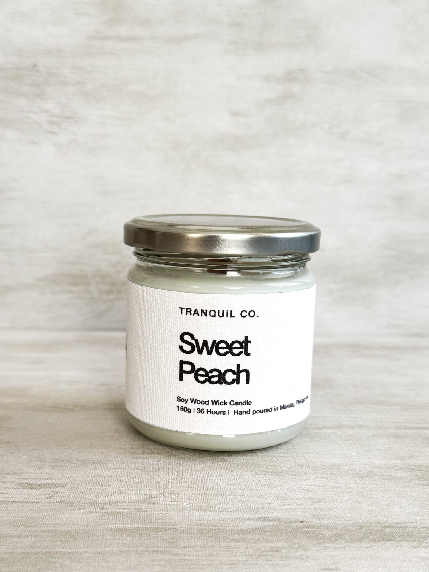 Sweet Peach Soy Candle