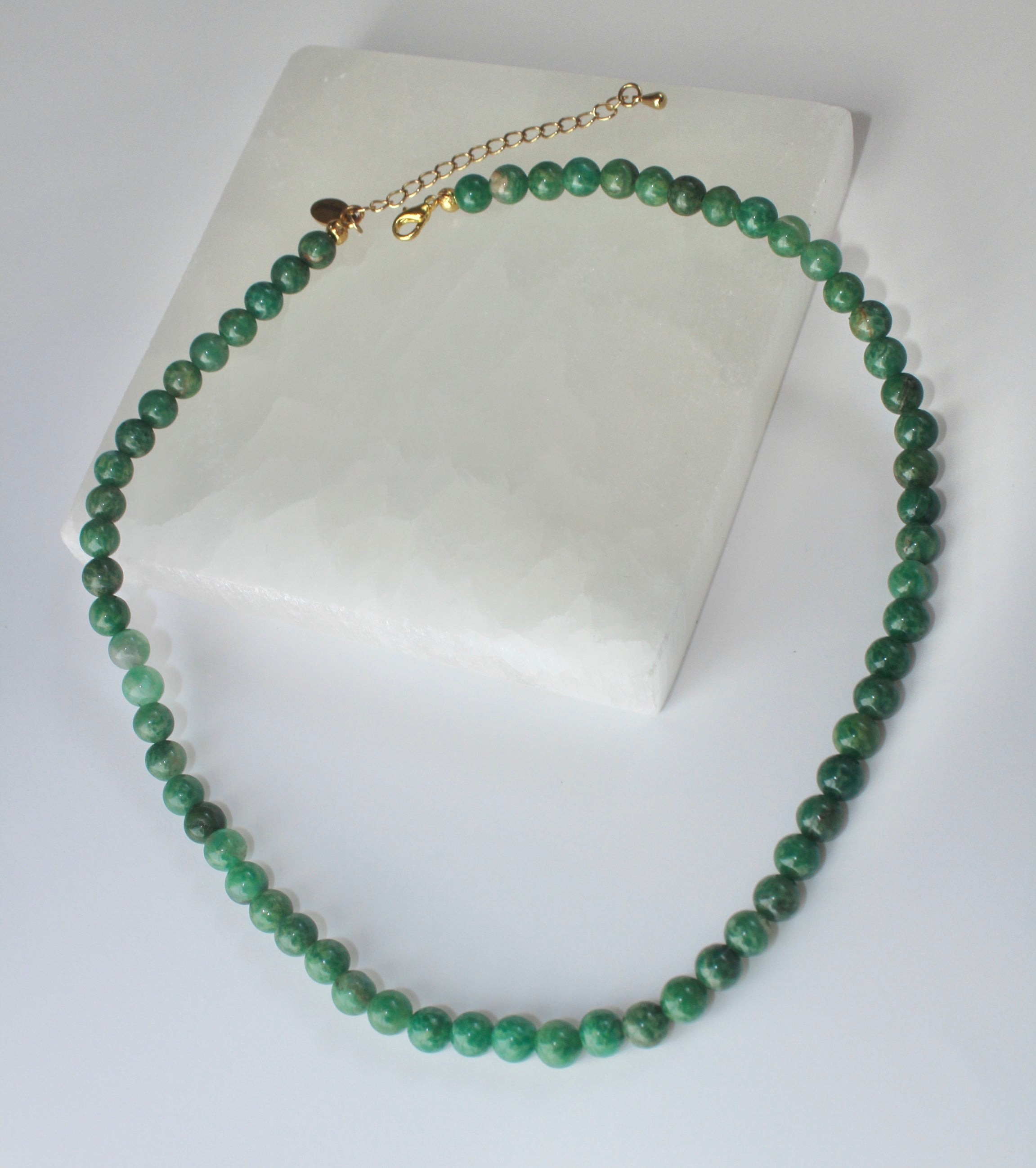 African Jade Choker Necklace
