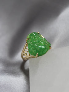 Jade Buddha Ring