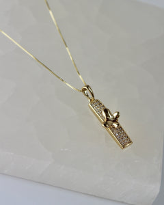 Butterfly Bar Necklace